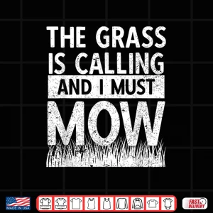 Design Lawn Mower Lawn Maintenance Professional Gardener Shirt