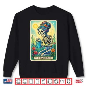 Sweatshirt The Gardener Tarot Card Mystic Botanical Aesthetic Shirt
