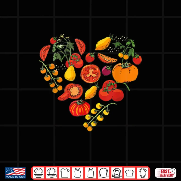 Design Tomato Love Vegetable Gardener Professional Graphic Shirt