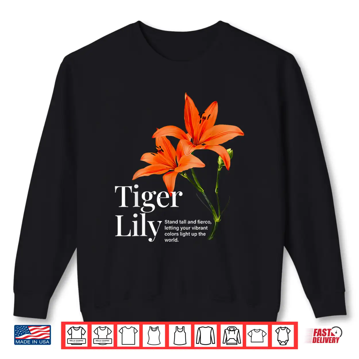 Vintage Tiger Lily Flower Aesthetic Nature Lover Shirt Vintage Tiger Lily Flower Aesthetic Nature Lover Shirt