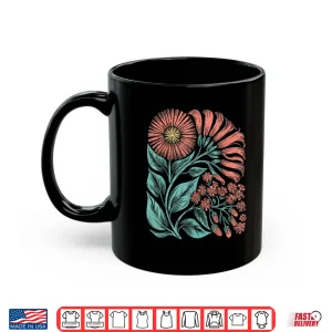 Mug Botanical Boho Daisy Flower Retro Floral Wildflower Aesthetic Shirt