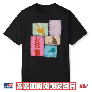 Gardener Vintage Collage Professional Florist Graphic Shirt