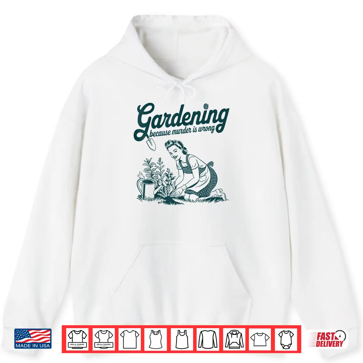 Gardening Because Murder Is Wrong Professional Identity Shirt Gardening Because Murder Is Wrong Professional Identity Shirt