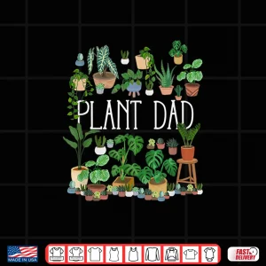 Design Plant Dad Professional Botanical Identity Minimalist Shirt