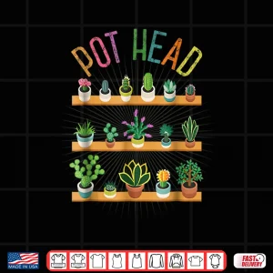 Design Plant Lover Pot Head Succulent Professional Statement Shirt