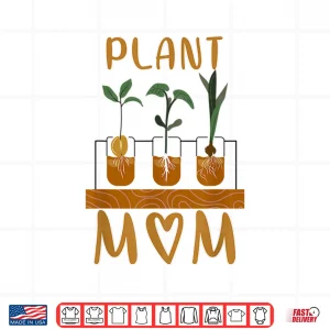 Design Plant Mom Professional Botanical Identity Minimalist Shirt