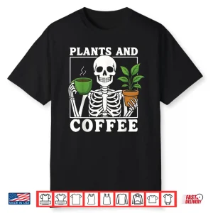 Plants And Coffee Botanical Caffeine Lifestyle Graphic Shirt