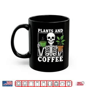 Mug Plants And Coffee Botanical Caffeine Lifestyle Graphic Shirt
