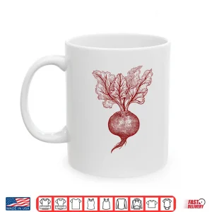 Mug Vegetable Retro Vintage Vegetarian Beets Graphic Shirt