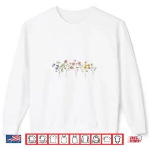 Sweatshirt Vintage Inspired Botanical Naturalist Floral Graphic Shirt