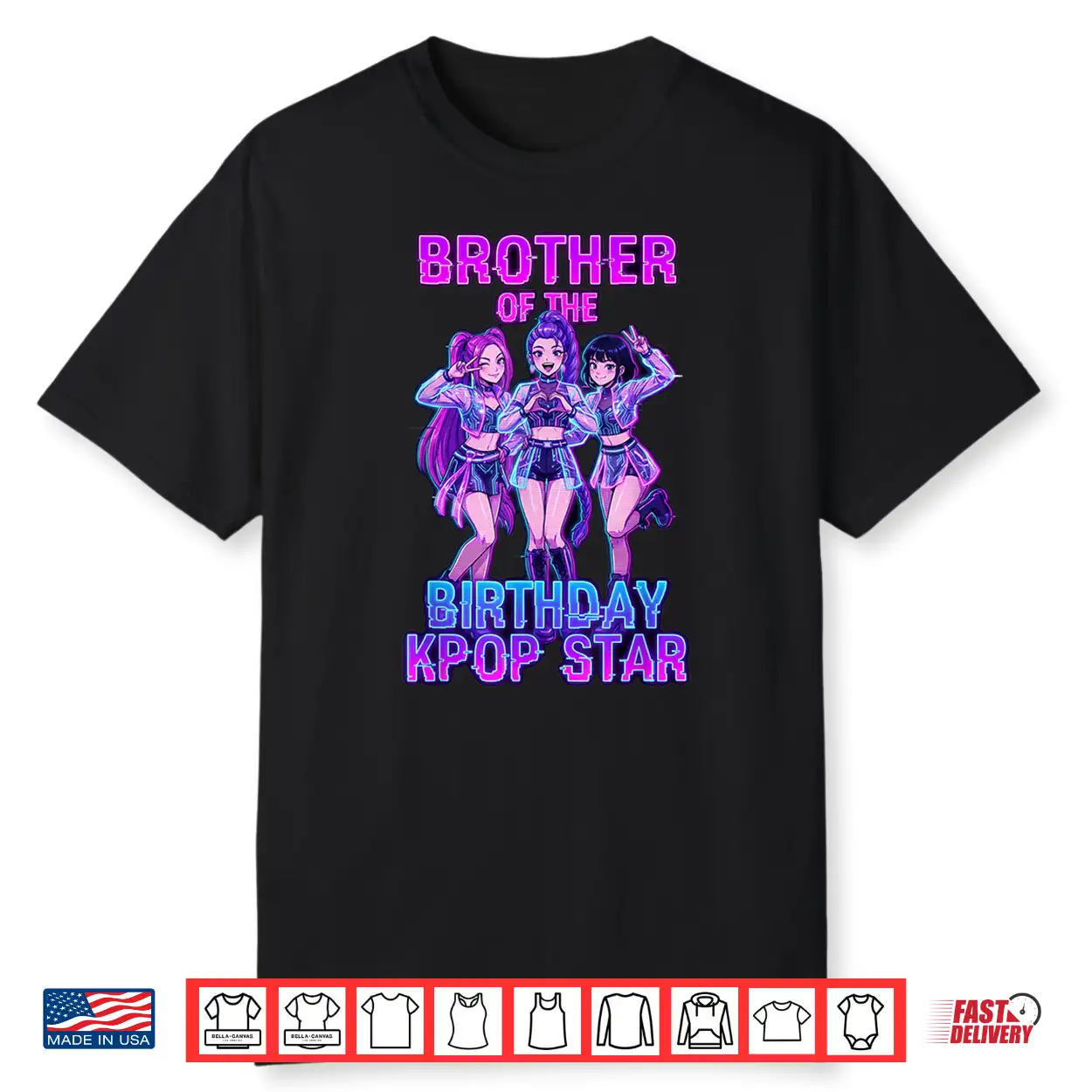 Brother Of The Birthday K Pop Star Korean Pop Fan Shirt Brother Of The Birthday K Pop Star Korean Pop Fan Shirt
