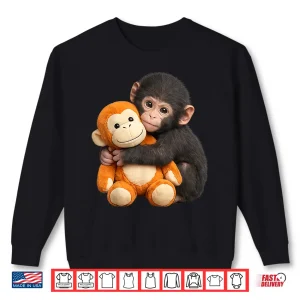 Baby Monkey Punch Team Punch Cute Animal Lover Shirt 2 Sweatshirt Baby Monkey Punch Team Punch Cute Animal Lover Shirt