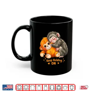 Mug Baby Monkey Punch Keep Holding On Viral Meme Shirt