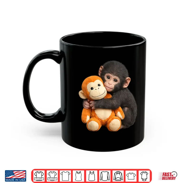 Mug Baby Monkey Punch Team Punch Cute Animal Lover Shirt
