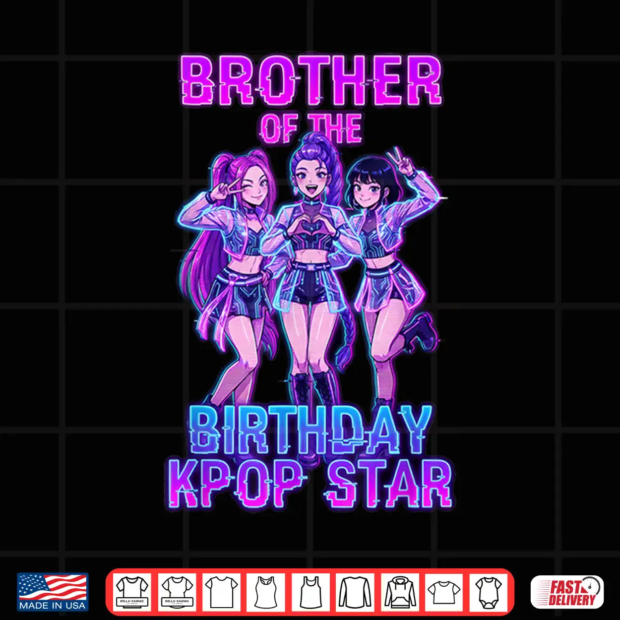 Brother Of The Birthday K Pop Star Korean Pop Fan Shirt Brother Of The Birthday K Pop Star Korean Pop Fan Shirt