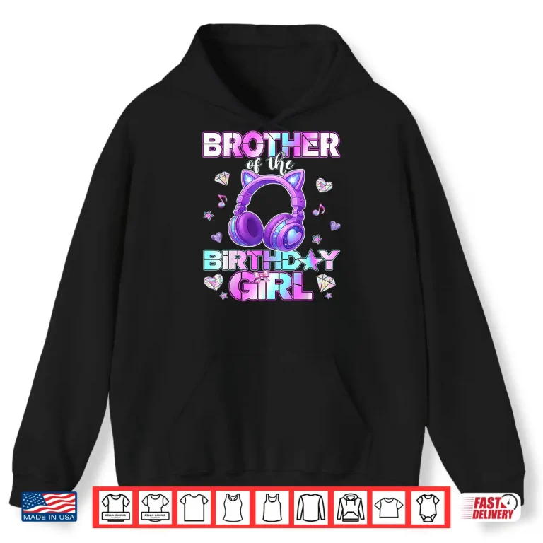 Brother Of The K Pop Birthday Korean Music Lover Shirt 1 Hoodie Brother Of The K Pop Birthday Korean Music Lover Shirt