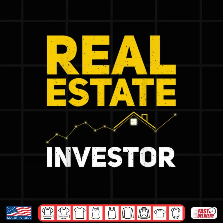 Design Funny Real Estate Investor Professional Career Graphic Shirt