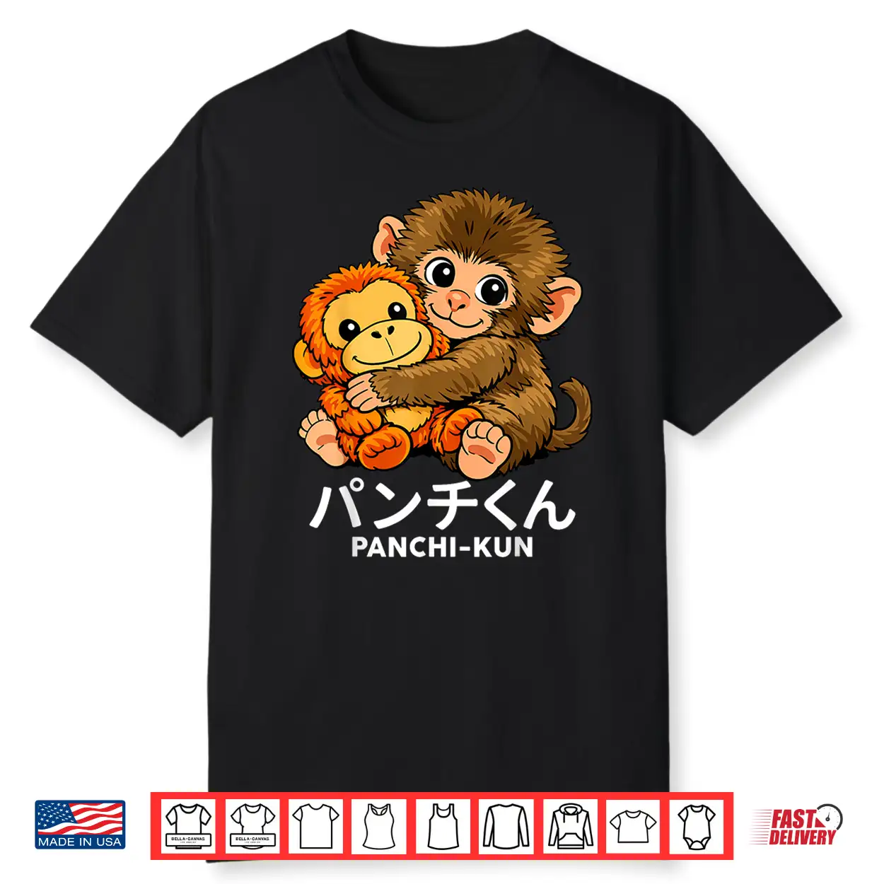 Japanese Abandoned Monkey Punch Cute Plush Toy Graphic Shirt Japanese Abandoned Monkey Punch Cute Plush Toy Graphic Shirt