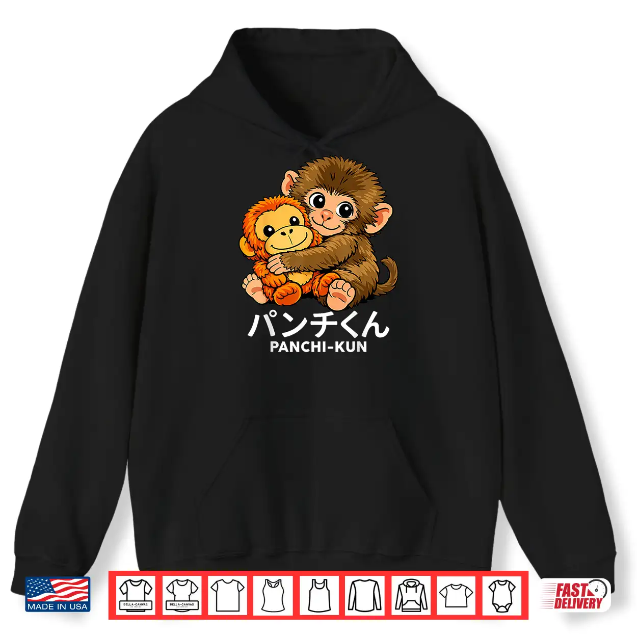 Japanese Abandoned Monkey Punch Cute Plush Toy Graphic Shirt Japanese Abandoned Monkey Punch Cute Plush Toy Graphic Shirt