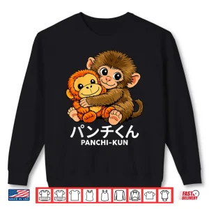 Japanese Abandoned Monkey Punch Cute Plush Toy Graphic Shirt 2 Sweatshirt Japanese Abandoned Monkey Punch Cute Plush Toy Graphic Shirt