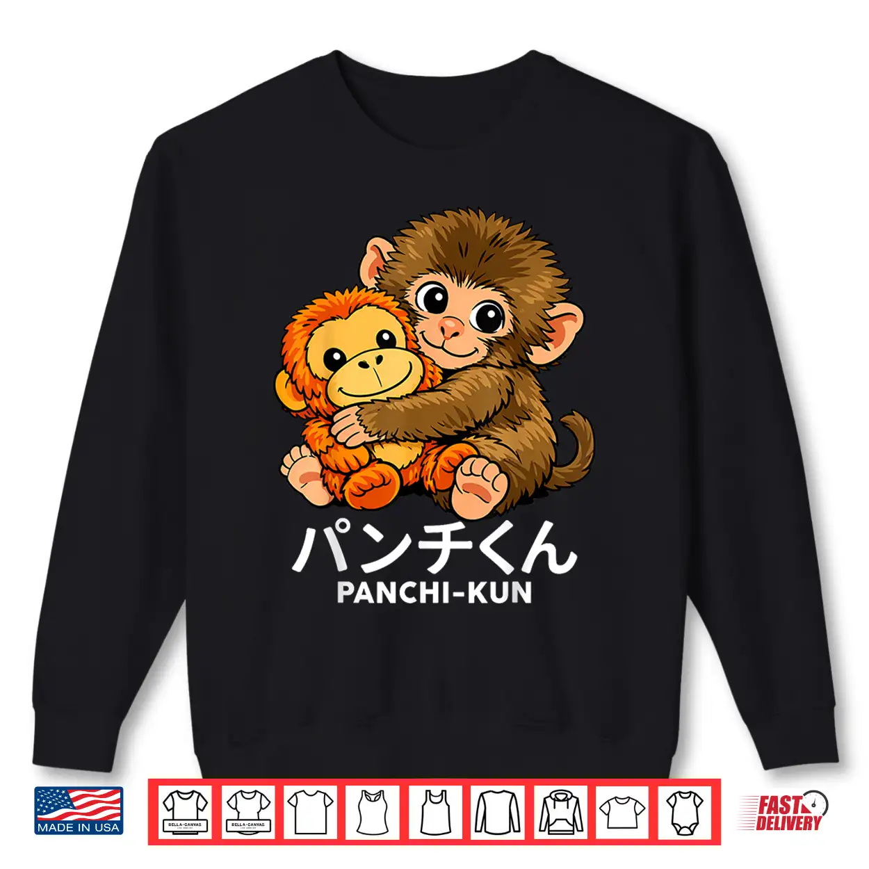Japanese Abandoned Monkey Punch Cute Plush Toy Graphic Shirt Japanese Abandoned Monkey Punch Cute Plush Toy Graphic Shirt