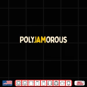 Design Polyjamorous Music Lover Professional Artistic Graphic Shirt