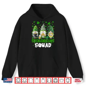 Saint Patricks Day Gnomes Shenanigans Squad Festive Shirt 1 Hoodie Saint Patricks Day Gnomes Shenanigans Squad Festive Shirt
