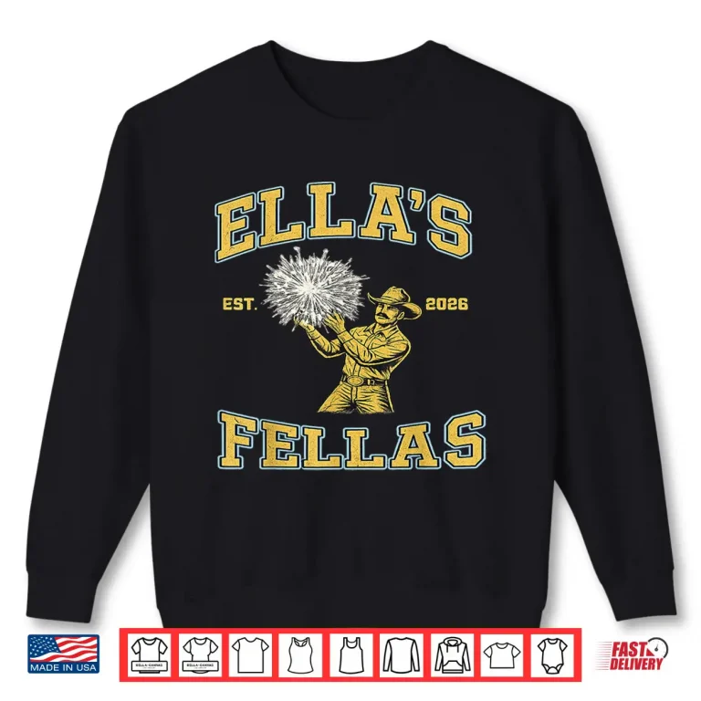 Sweatshirt Vintage Fellas Ellas Classic Matching Squad Aesthetic Shirt