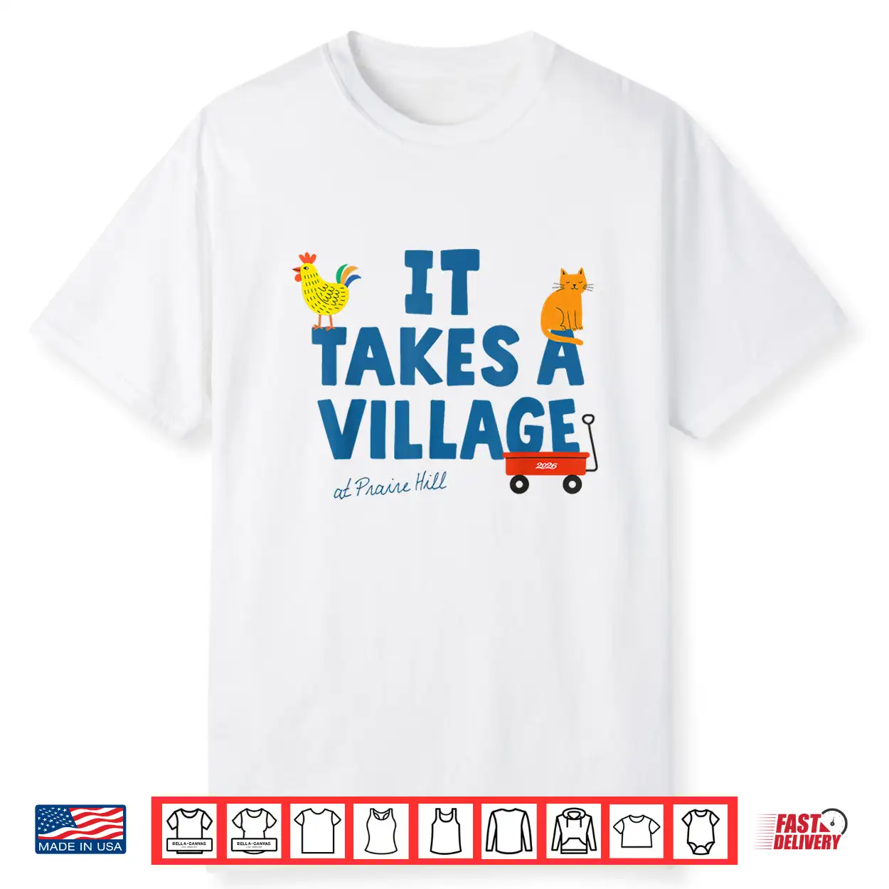 It Takes A Village Community Support Statement Shirt It Takes A Village Community Support Statement Shirt