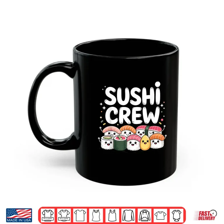 Mug Funny Sushi Art Japanese Foodie Professional Graphic Shirt