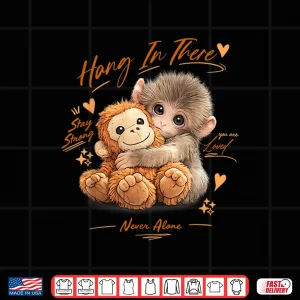 Design Adorable Cute Baby Monkey Viral Internet Aesthetic Shirt