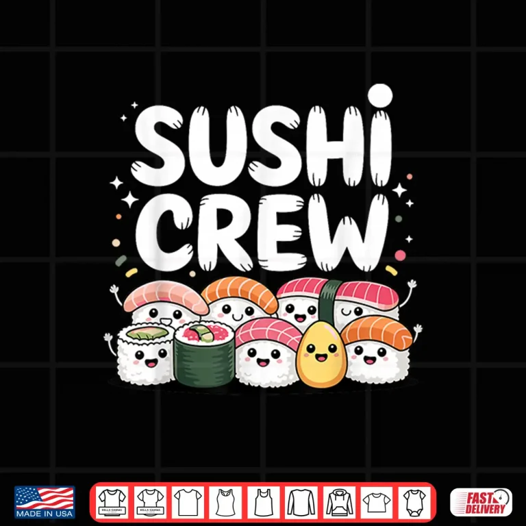 Design Funny Sushi Art Japanese Foodie Professional Graphic Shirt