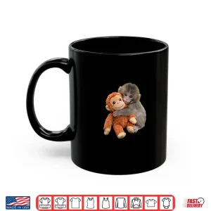 Mug Punch Baby Monkey Cute Fun Gift Animal Lovers Shirt