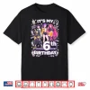 Sixth Birthday Six Year Old Korean Pop Party Graphic Shirt