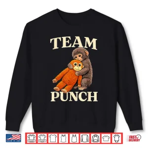 Sweatshirt Retro Cute Monkey Punch Ultimately I Have To Be Brave Shirt