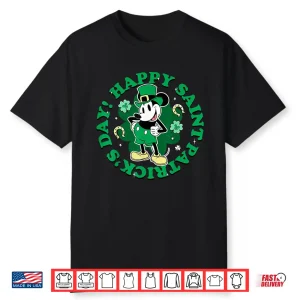 Disney Mickey And Friends Happy Saint Patricks Day Portrait Shirt