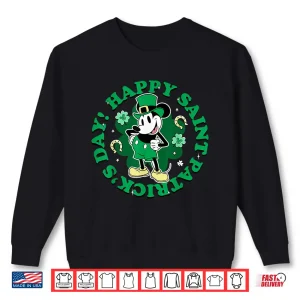 Sweatshirt Disney Mickey And Friends Happy Saint Patricks Day Portrait Shirt