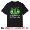 Happy Saint Patricks Day Gnome Shamrock Saint Patrick Irish Shirt