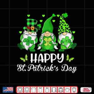 Design Happy Saint Patricks Day Gnome Shamrock Saint Patrick Irish Shirt
