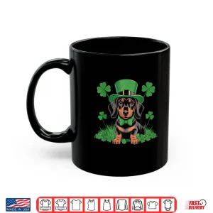 Mug Saint Patricks Day Dachshund Lucky Cleaver Graphic Shirt