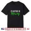 Id Rather Be Mowing Professional Grass Cutting Gift Shirt