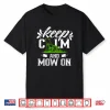 Keep Calm And Mow On Professional Lawn Mowing Graphic Shirt