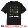 Pot Head Plant Lover Professional Gardening Florist Shirt