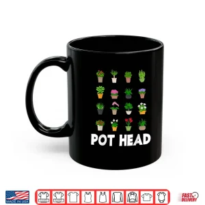 Mug Pot Head Plant Lover Professional Gardening Florist Shirt