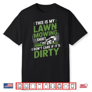 Professional Lawn Mowing Minimalist Graphic Statement Shirt