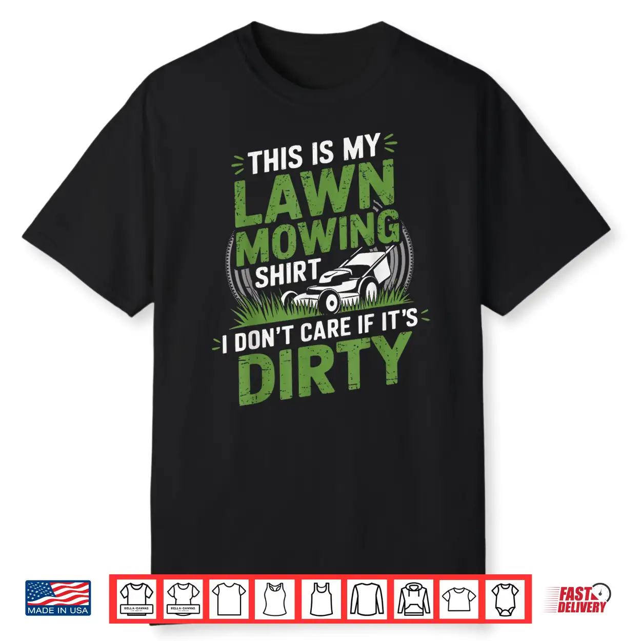 Professional Lawn Mowing Minimalist Graphic Statement Shirt Professional Lawn Mowing Minimalist Graphic Statement Shirt