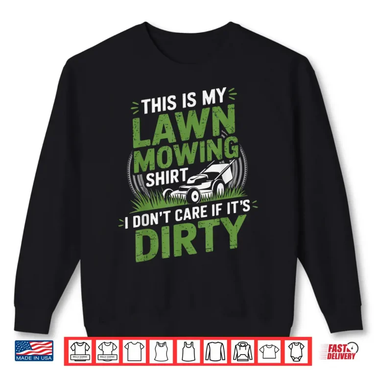Sweatshirt Professional Lawn Mowing Minimalist Graphic Statement Shirt