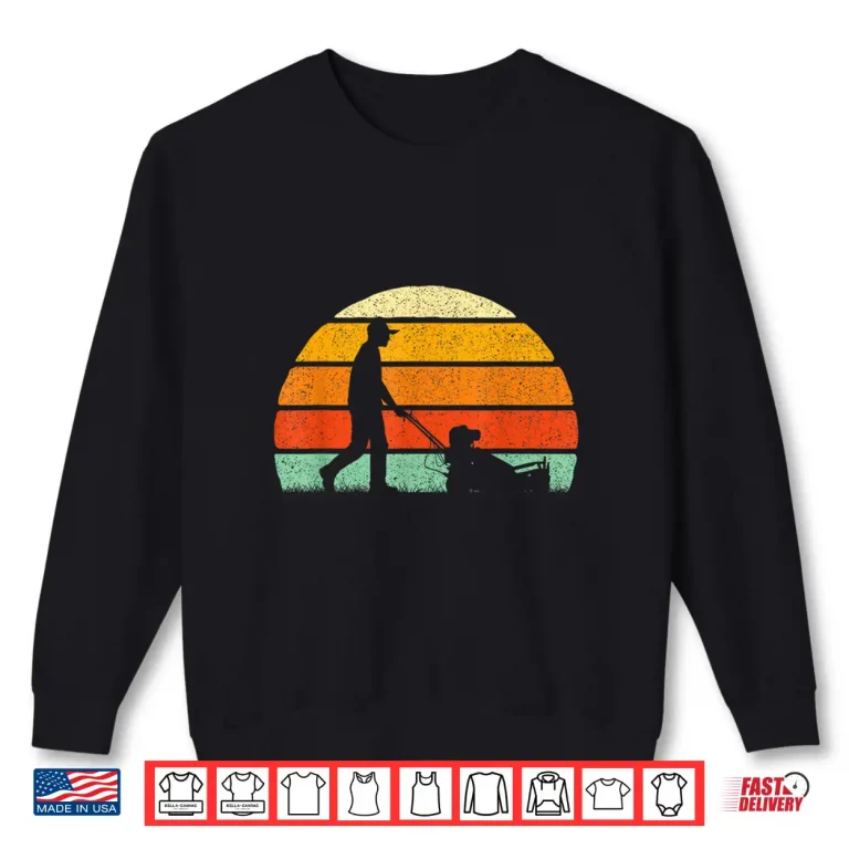 Sweatshirt Vintage Landscaper Landscaping Professional Grass Cutter Shirt