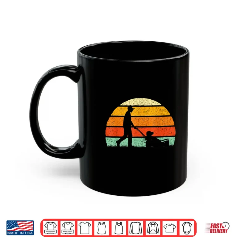 Mug Vintage Landscaper Landscaping Professional Grass Cutter Shirt