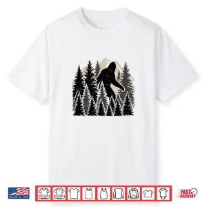 Bigfoot Sasquatch Trip Hiking Lovers Professional Graphic Shirt